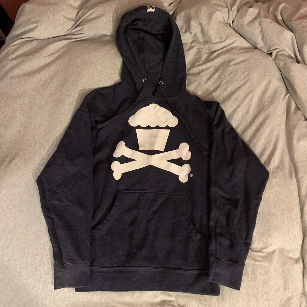 JOHNNY CUPCAKES HOODIE NAVY